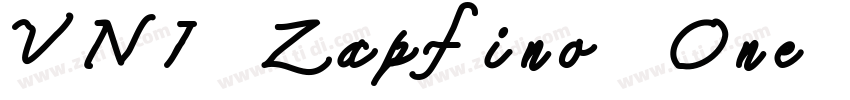 VNI Zapfino One Regu字体转换
